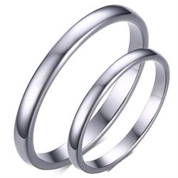 Tungsten verlovingsring "Blank"